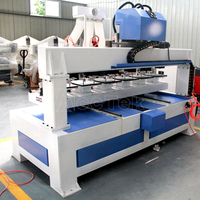 Machine de perçage CNC pour raquettes de padel en fibre de carbone, 6 broches de 2,2 kW, 8 têtes, 16 têtes