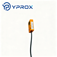 Sensor Proximitas Induktif Persegi YPROX LJ10C Jarak Deteksi 8mm 10-30V DC IP67 300Hz Saklar Posisi ABS