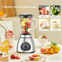 Leazo Starlux Spot, Blender Multifonction Professionnel avec Robot Culinaire, Mixeur Plongeant de Cuisine 1,5 L, Idéal pour Smoothies et Fruits Frais