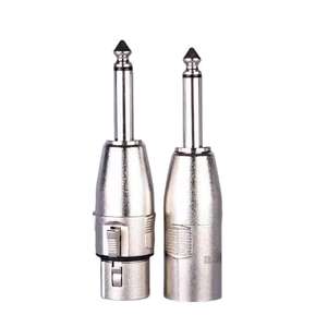 CC035 Yinyu DDP RTS 6,35mm 1/4 "Mono Jack A Adaptador XLR hembra de 3 pines contactos de Metal convertidor de señal de Audio profesional - Product Image 5