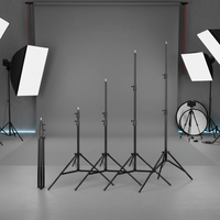 Support de Lumière 2,8 m pour Photographie, Trépied DSLR, Supports pour Réflecteur, Boîte à Lumière, Éclairage Vidéo LED, Flashs et Éclairage Cinématographique