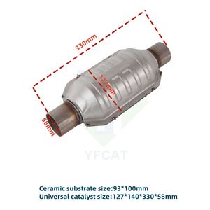 เครื่องแปลงตัวเร่งปฏิกิริยาในรถขนาด<span class=keywords><strong>2</strong></span>.5นิ้วขนาด<span class=keywords><strong>2</strong></span>นิ้วแบบสากลใหม่ - Product Image 6