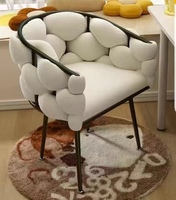 Fauteuil de manucure en tissu de luxe contemporain avec éclairage arrière pour salon de manucure, hôtel, salon, chambre à coucher, rouge, pour la coiffure