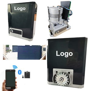 Negro personalizado Smart <span class=keywords><strong>Wifi</strong></span> USB Control Ac220V Motor de puerta automática confiable abridor de puerta corredera para Operador de puerta de 300Kg de servicio pesado - Product Image 1