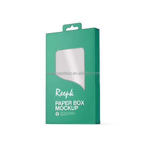 Nhà Máy Trực Tiếp Cung Cấp Khuyến Mại Rõ Ràng Cửa Sổ Hanger <span class=keywords><strong>Box</strong></span> Cho Hiển Thị Sản Phẩm Hộp Giấy Với Móc Áo - Product Image 6