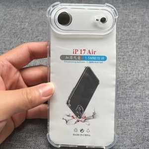 เคสโทรศัพท์มือถือแบบใสกันกระแทก ผลิตจาก TPU หนา 1.5 มม. ตกแต่งลายสีพื้น ป้องกันกล้อง - Product Image 2