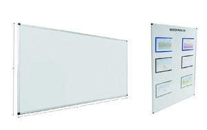 แผ่นเหล็กเคลือบสีขาวแบบแม่เหล็กสำเร็จรูปสำหรับกระดานไวท์บอร์ด - Product Image 4