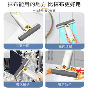 Mini serpillière de bureau, brosse de nettoyage réutilisable avec tête en coton pour comptoir de cuisine - Product Image 4