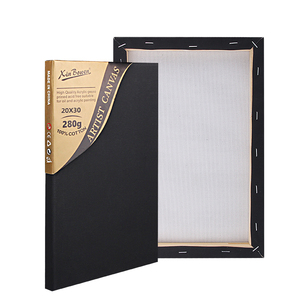 Xinbowen Tranh <span class=keywords><strong>Canvas</strong></span> 30*40Cm Khung Tranh Màu Đen 280G 100% Cotton Thích Hợp Cho Tranh Nghệ Sĩ - Product Image 2