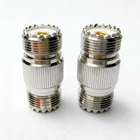 Adaptateur de connecteur coaxial RF UHF femelle vers femelle SO-239 pour équipement de communication radio amateur