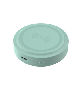 2025 새로운 원형 디스크 초박형 및 초경량 3000mAh 휴대용 전원 은행, LED 디스플레이가 있는 미니 무선 충전기 - Product Image 2