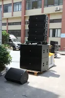 Sistema de Altavoces Line Array Pasivo de Dos Vías Seer SX-210 de 2.0 Canales, Doble Woofer de 10 Pulgadas, Madera Contrachapada de Abedul de 15 mm, 800W RMS, Profesional para Eventos en Vivo