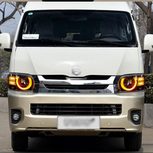 Phụ tùng ô tô đèn pha hiace200 2005 2018 bán buôn xe đèn LED cho Toyota Hiace 200 05-18 dài van hậu vệ phong cách - Product Image 6