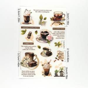 2 Hojas de Pegatinas Vintage Transparentes, Resistentes a los Rayos UV, Ecológicas, para Transferencia por Fricción, para Álbumes de Recortes, Manualidades con Resina y Diarios - Product Image 2