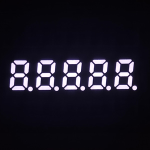 Afficheur LED à 7 segments à 5 chiffres de 0,23 pouce, lumière blanche, micro haute luminosité pour module indicateur de compteur numérique <span class=keywords><strong>portable</strong></span> - Product Image 2
