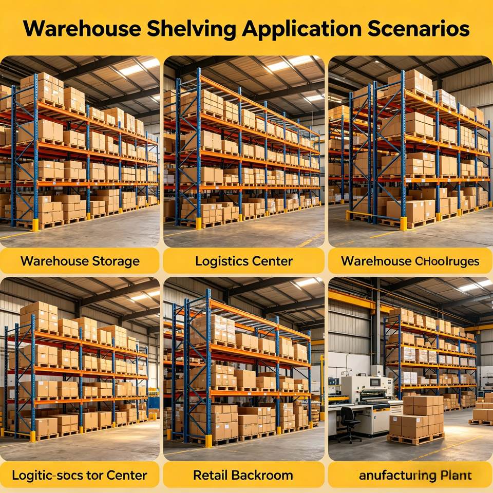 Warehouse Heavy Duty Steel Racking System Adjustable Level Industrial ...