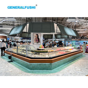 Boîte à viande libre-service mobile à distance-Présentoir flexible pour comptoir de service d'épicerie avec étagère Présentoir à fruits Réfrigérateur - Product Image 4