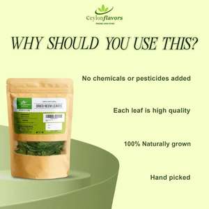 Feuilles de neem séchées au soleil, antiseptiques et détoxifiantes, cultivées naturellement, provenant du Sri Lanka - Product Image 5