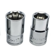 Douilles hexagonales à chocs Cr-V DHS-01 1/2 pouce 8-32 mm - Outils professionnels pour l'automobile et l'industrie