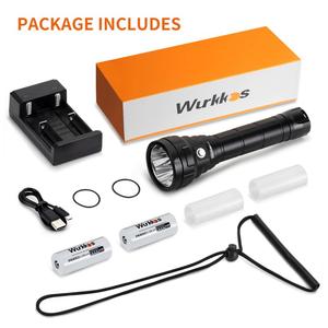 Wurkkos Đèn Pin Lặn Chuyên Nghiệp Mới DL40 Đèn LED Lumen Đèn Pin Chiến Thuật Dưới Nước Chống Nước Đèn Săn Bắn - Product Image 3
