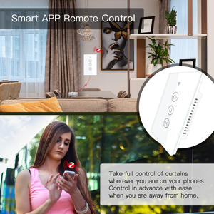 MOES tuya ZigBee RF Smart Touch Panel Rideau <span class=keywords><strong>Moteur</strong></span> Stores Volants Interrupteur Télécommande Sans Fil Alexa Google home - Product Image 6