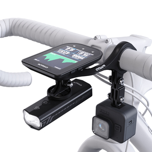 حامل جهاز GPS متعدد الوظائف CYCLAMI M6 مع موسع إضاءة وحامل كاميرا رياضية للدراجات الجبلية والطرق، نوع الاستشعار - Product Image 4