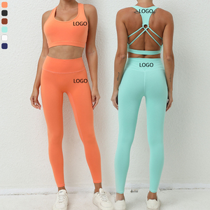 Chaleco deportivo a prueba de golpes de secado rápido, superventas, para levantar las caderas y absorber el sudor, conjuntos de Yoga para mujer, <span class=keywords><strong>B612</strong></span> - Product Image 1