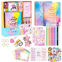 Kit de Journal Créatif DIY SH025 pour Filles : Cadeau d'Anniversaire, Scrapbook et Journal Intime pour Enfants - Modèle Chine Transfrontalier