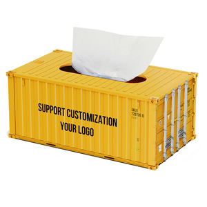 Biểu Tượng Tùy Chỉnh Sang Trọng Thể Hiện Công Ty Kinh Doanh Khuyến Mại Quà Tặng Máy Tính Để Bàn Mô Hộp Nhựa Mini Quy Mô Vận Chuyển Container Mô Hình - Product Image 4