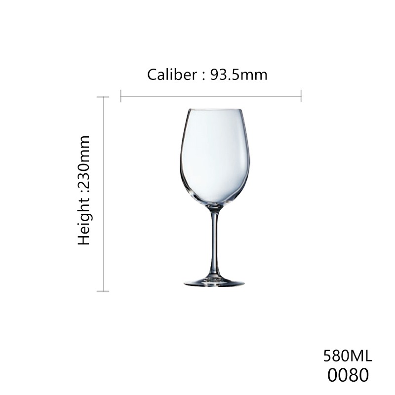 0080 580ml transparent