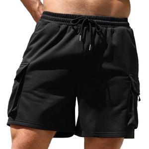 Pantalones Cortos Deportivos Personalizados de Fabricante, Pantalones Cortos Negros de Fitness, Entrenamiento, Culturismo, Pantalones Cortos para Hombre - Product Image 2