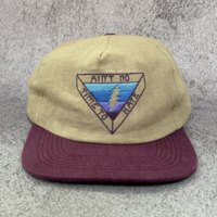 Casquette de baseball en chanvre RX Custom à 5 panneaux, couronne haute, broderie de lettres, visière violette contrastante, grand triangle, non structurée, pour sports de plein air