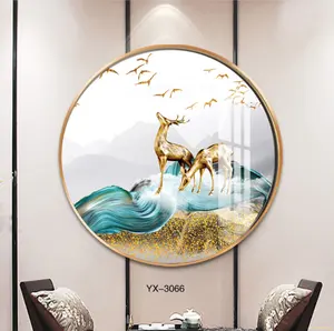 Pintura de animales de Arte Moderno, decoración artística de pared, pintura de porcelana de cristal, gran oferta