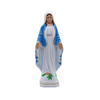 Statue de la Vierge Marie en résine lumineuse de 50 cm, objets décoratifs, décoration de la maison, articles de luxe, figurine religieuse, décoration de table et de chambre