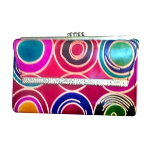 Cartera de Mano Unisex de Cuero PU Impermeable con Cierre de Cremallera, Diseño Moderno - Product Image 1