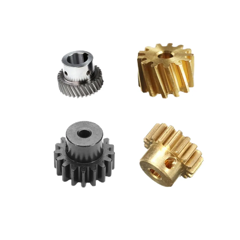 Custom Pulley Wheel Iron Steel Metal Brass Gear Wire Cutting Process Helical Gears Pinion Spur Gear