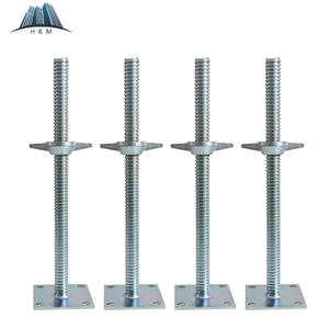 Base de Soporte con Tornillo de Nivelación y Patas Ajustables en Altura para Andamios - Product Image 1