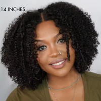 Perruque bouclée Pixie 13x6 en cheveux humains, perruque frontale HD en dentelle complète, fournisseur de perruques frontales en dentelle vierge indienne brute pour femmes noires