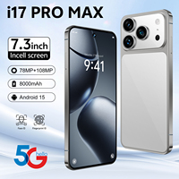 Teléfono Inteligente I17 Pro Max 5G 2025, Recién Lanzado, en Oferta, con Procesador Original, Pantalla HD para Juegos, Versión Global