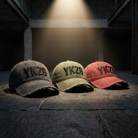 Casquette de baseball personnalisée avec broderie animale, impression en relief, protection solaire, en jean, visière incurvée, style camionneur, unisexe