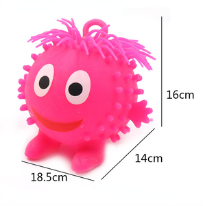 ของเล่นขายส่งสำหรับเด็ก ลูกบอลพลาสติกเรืองแสง บีบเล่นคลายเครียด สำหรับเด็กชาย เด็กหญิง งานรื่นเริง - Product Image 5