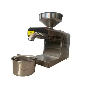 Gran oferta, Mini máquina automática de prensa de aceite de tornillo para aceite de semilla de girasol, uso agrícola de coco en Rusia con componente de motor central