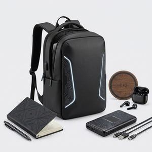Set de Regalo Personalizado para Empleados, Set de Bienvenida Empresarial, Cuaderno, Mochila, Posavasos, Banco de Energía, Personalizado OEM - Product Image 4