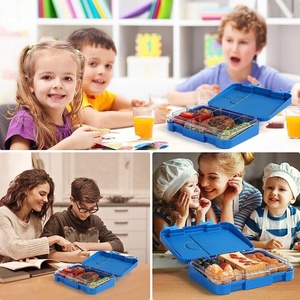 Lonchera Infantil de 4 Compartimentos, Libre de BPA, Apta para <span class=keywords><strong>Microondas</strong></span> y Lavavajillas, para la Escuela y Niños Pequeños - Product Image 4