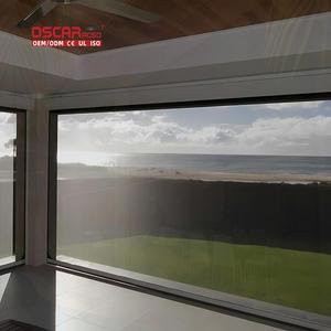 Store banne motorisé en PVC à économie d'énergie pour balcon extérieur, pare-soleil coupe-vent <span class=keywords><strong>anti</strong></span>-moustiques avec télécommande - Product Image 1