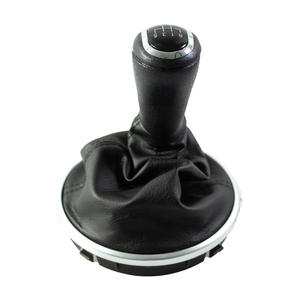 Poignée de levier de vitesses Skoda en cuir R13524, ergonomique, pour boîte de vitesses manuelle - Product Image 5