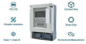 <span class=keywords><strong>Compteur</strong></span> d'électricité monophasé mural 220V 230V 20 80A à <span class=keywords><strong>carte</strong></span> intelligente pour une facturation efficace des locataires - Product Image 6