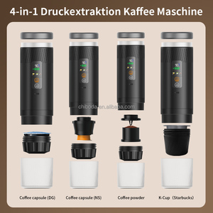 Nouvelle machine à expresso portable 4 en 1, 20 bars, auto-chauffante, mini machine à café compatible avec le café moulu, les capsules <span class=keywords><strong>Nespresso</strong></span> K-cup - Product Image 1
