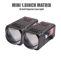 HYML Super lumineux Mini 1.8 pouces Bi LED projecteur Laser lentille haut feux de croisement Modules de matrice de lumière phare de voiture