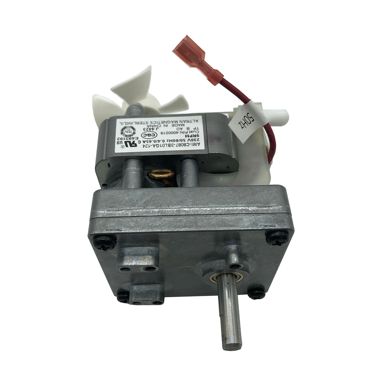 Цепной двигатель 220V E493193 4000219 AMI-C8087-3BL01GA-124 9 об/мин для печи для выпечки хлеба B3715UI-095 антунеса